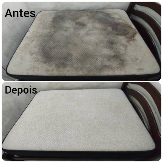 Antes e Depois de vários de nossos serviços de limpeza de estofados